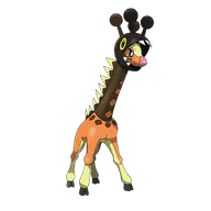 Farigiraf official Pokemon artwork