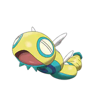 Dudunsparce official Pokemon artwork