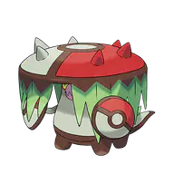 Brute Bonnet official Pokemon artwork