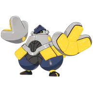 Iron Hands official Pokemon artwork