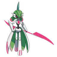 Iron Valiant official Pokemon artwork