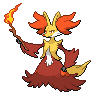 Delphox Pokemon sprite